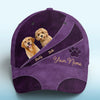 Custom Photo Dogs Never Bite Me Just Humans - Dog & Cat Personalized Custom Hat, All Over Print Classic Cap - Gift For Pet Owners, Pet Lovers
