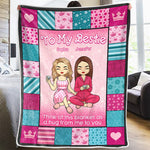 Custom Name Best Friend Gifts for Women - Personalized Blanket