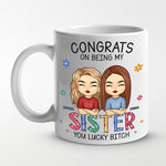 Custom Name Funny Sister Gifts - Personalized Mugs