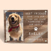 You're Always My Adorable Friends - Memorial Personalized Custom Acrylic Magnetic Photo Frame - Sympathy Gift, Gift For Pet Owners, Pet Lovers