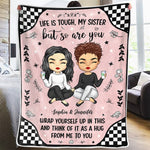 Custom Name Sister Gifts for Women - Personalized Blanket