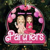 Partners In Crime - Bestie Personalized Custom Ornament - Acrylic Custom Shaped - Christmas Gift For Best Friends, BFF, Sisters