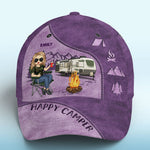 Custom Happy Camper Gifts for Campers - Personalized Classic Cap