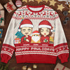 Season's Greetings From Furry Family - Dog & Cat Personalized Custom Ugly Sweatshirt - Unisex Wool Jumper - Christmas Gift For Husband Wife, Pet Owners, Pet Lovers