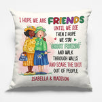 Custom Name Ghost Friends Gifts for Best Friends - Personalized Pillow