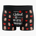 Custom Photo Cheeky Love Gifts for Him - Personalized Boxer Briefs
