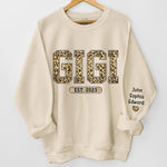 Custom Leopard Print Name Gifts - Personalized Sweater
