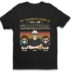 Custom Name Grandpa Gifts for Grandfather - Personalized Apparel