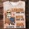 You're The Most Wonderful Mom Ever - Family Personalized Custom Unisex All-Over Printed T-Shirt - Mother's Day, Birthday Gift For Mom