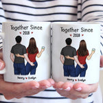 Custom Together Since Couple Anniversary Gifts - Personalized Mugs