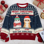 Custom Name Funny Cat Christmas Gifts for Cat Lovers - Personalized Sweatshirt