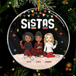 Custom Name Christmas Gifts for Sisters - Personalized Ornament
