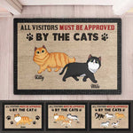 Custom Cat Name Funny Cat Lover Gifts - Personalized Doormat