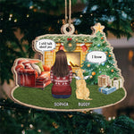 Custom Name Christmas Memorial Gifts for Pet Lovers - Personalized Ornament