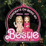 Custom Name Funny Bestie Gifts - Personalized Ornament