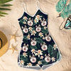 Custom Photo Best Summer Ever - Dog & Cat Personalized Custom Sleeveless Romper - Gift For Pet Owners, Pet Lovers