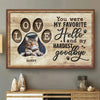 Custom Photo Walk Beside Us Every Day - Dog & Cat Personalized Custom Horizontal Home Decor Poster - House Warming Gift For Pet Owners, Pet Lovers
