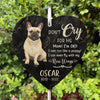 Custom Photo Puppy Love You So Much - Memorial Personalized Memorial Garden Slate & Hook - Sympathy Gift, Gift For Pet Owners, Pet Lovers