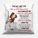 Custom Name Romantic Couple Gifts - Personalized Pillow