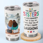 Custom Name Sister Gifts for Women - Personalized Tumbler