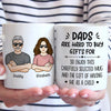 Enjoy The Gift Of Having Me As A Child - Family Personalized Custom Mug - Father's Day, Birthday Gift For Dad