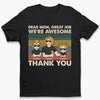 Dear Mom, Thank You So Much - Family Personalized Custom Unisex T-shirt, Hoodie, Sweatshirt - Mother's Day, Birthday Gift For Mom