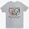 My Grandkids Put The Merry In My Christmas - Family Personalized Custom Unisex T-shirt, Hoodie, Sweatshirt - Christmas Gift For Mom, Grandma