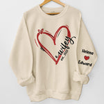 Custom Name Couple Gifts - Personalized Sweater