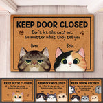Custom Name Funny Cat Lover Gifts - Personalized Doormat