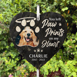 Custom Pet Photo Dog Memorial Decor - Personalized Garden Slate