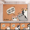 Cats Rule The World - Cat Personalized Custom Decorative Mat - Gift For Pet Owners, Pet Lovers