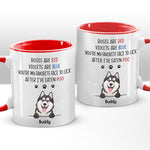 Custom Name Funny Dog Lover Gifts - Personalized Accent Mugs