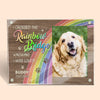 I Will Be Your Guardian Angel - Memorial Personalized Custom Acrylic Magnetic Photo Frame - Sympathy Gift, Gift For Pet Owners, Pet Lovers