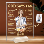 Custom Photo Christian Gifts for Women - Personalized Acrylic Plaque