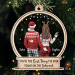 Custom Name Christmas Couple Gifts - Personalized Ornament