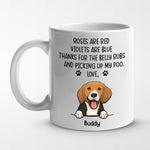Custom Name Funny Dog Gifts for Pet Parents - Personalized Mugs