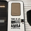 This Is Us Our Life Our Story - Camping Personalized Custom RV Decal - Gift For Camping Lovers