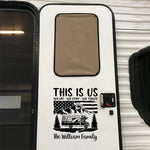 Custom Family Name RV Camping Decal - Personalized Decal