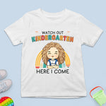 Custom Name Kindergarten Gifts for Kids - Personalized Apparel