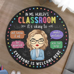 Custom Name Classroom Gifts for Teachers - Personalized Shaped Doormat
