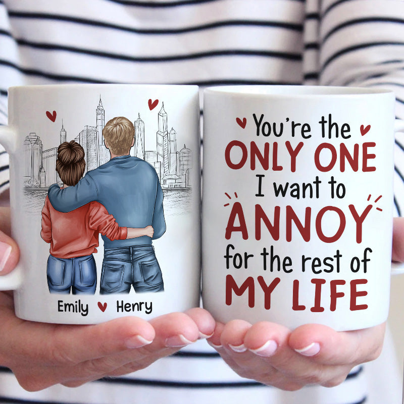 I Met You I Liked You I Love You - Couple Personalized Custom Mug - Gift For Husband Wife, Anniversary