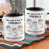 Thanks For Not Swallowing Us - Family Personalized Custom Accent Mug - Father's Day, Mother's Day, Birthday Gift For Dad, Mom