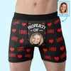 Custom Photo My Property - Funny Personalized Custom Boxer Briefs, Men's Boxers - Birthday Gift For Boyfriend, Husband, Anniversary