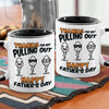 Thank You Dad For Everything - Family Personalized Custom Accent Mug - Father's Day, Birthday Gift For Dad