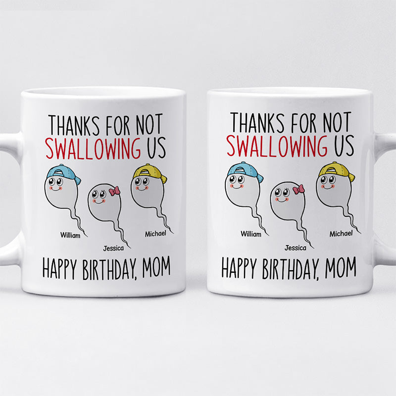 Custom Name Funny Birthday Gifts for Mom - Personalized Mugs