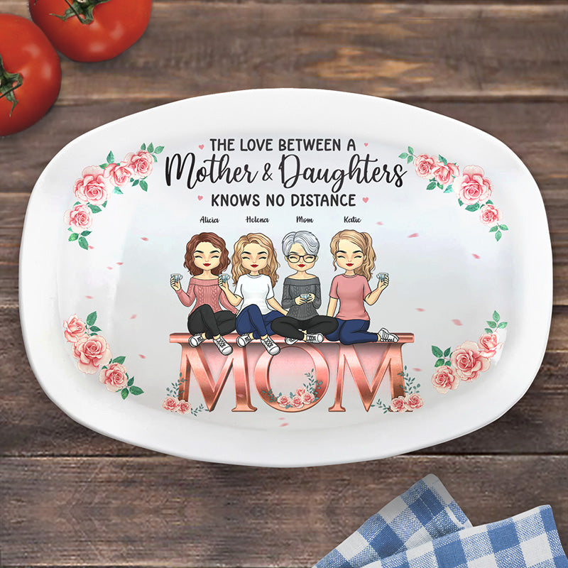 Custom Name Mother and Daughters Gifts - Personalized Platter