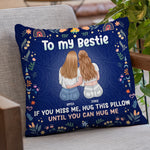 Custom Name Bestie Gifts for Women - Personalized Pillow