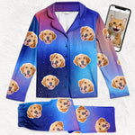 Custom Pet Photo Tie Dye Dog Gifts for Dog Lovers - Personalized Pajamas