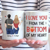 Still Grab Your Butt Even When We're Old And Wrinkly - Couple Personalized Custom Mug - Gift For Husband Wife, Anniversary
