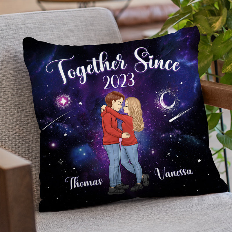 Custom Name Together Since Couple Gifts - Personalized Pillow